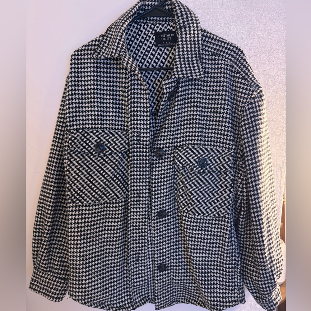 Black and white jacket